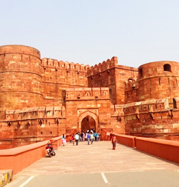 The beautiful Agra Fort Image